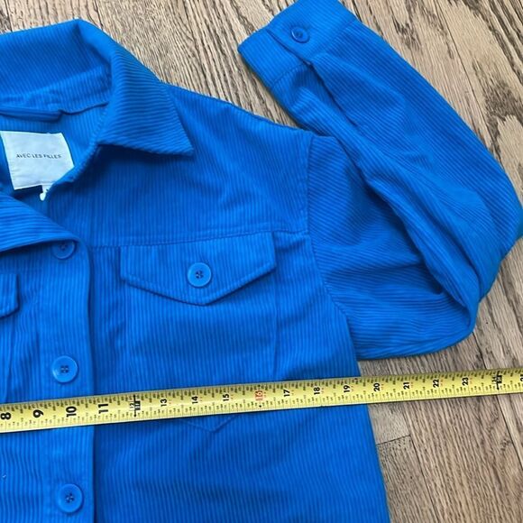 AVEC LES FILLES ANTHROPOLOGIE THICK CORDUROY SHIRT SHACKET JACKET‎ SZ M - Picture 9 of 9